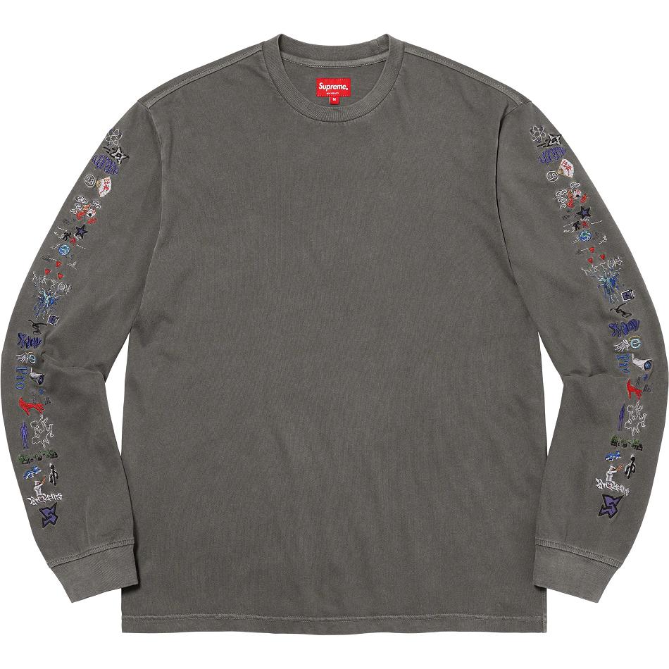 Black Supreme AOI Icons L/S Top Sweaters | UK279UT