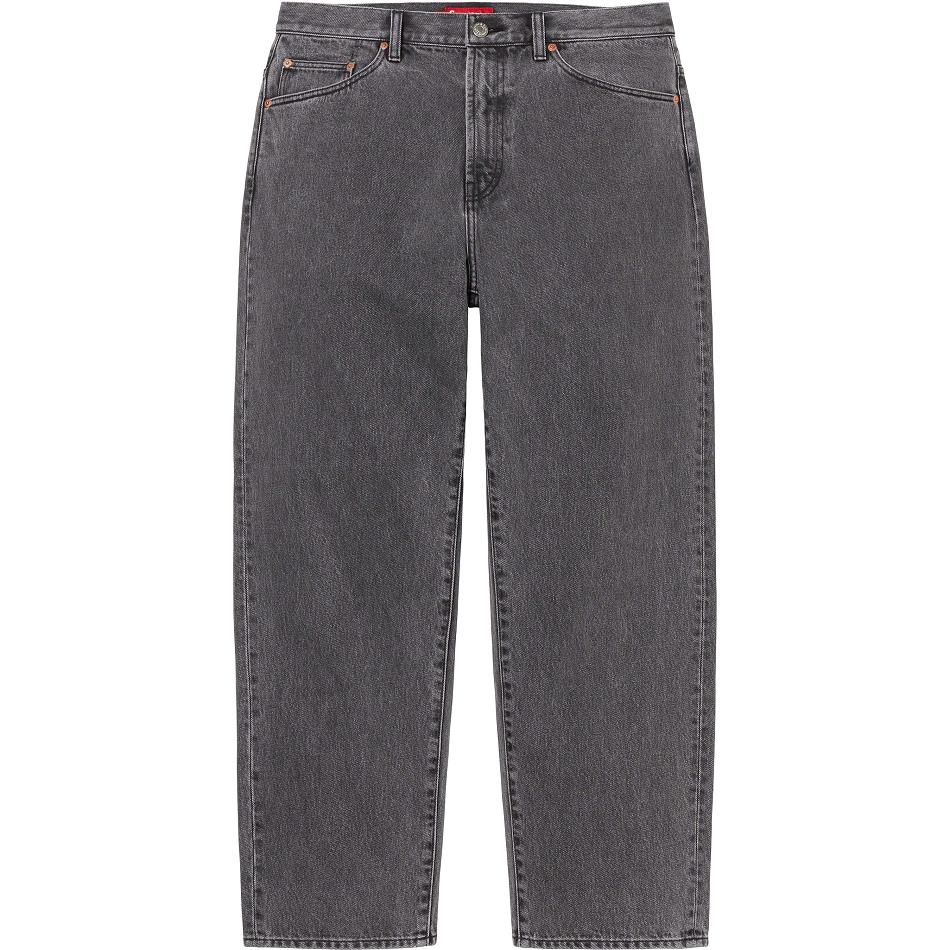 Black Supreme Baggy Jean Pants | UK166BC