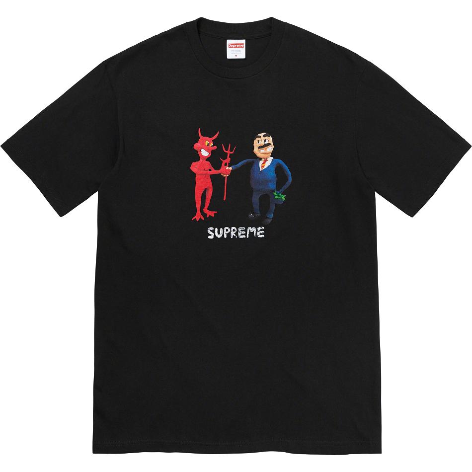 Black Supreme Business Tee T Shirts | UK378WY