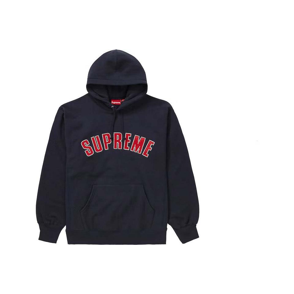 Black Supreme Pearl Logo Hooded Sweatshirts | UK330YU