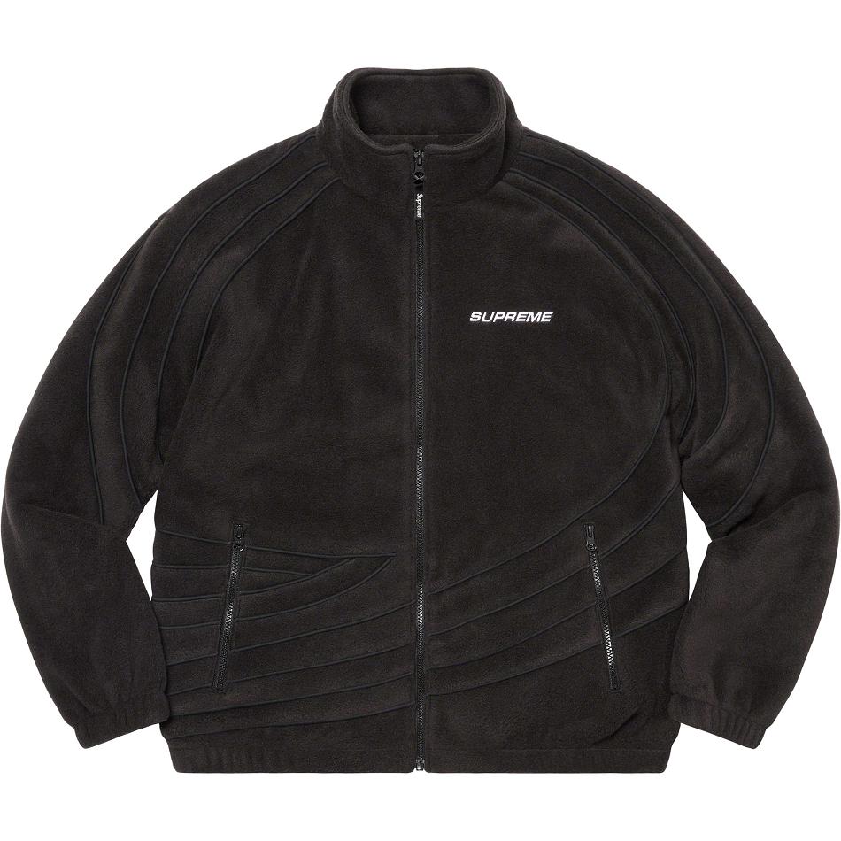 Black Supreme Racing Fleece Jackets | UK147TV