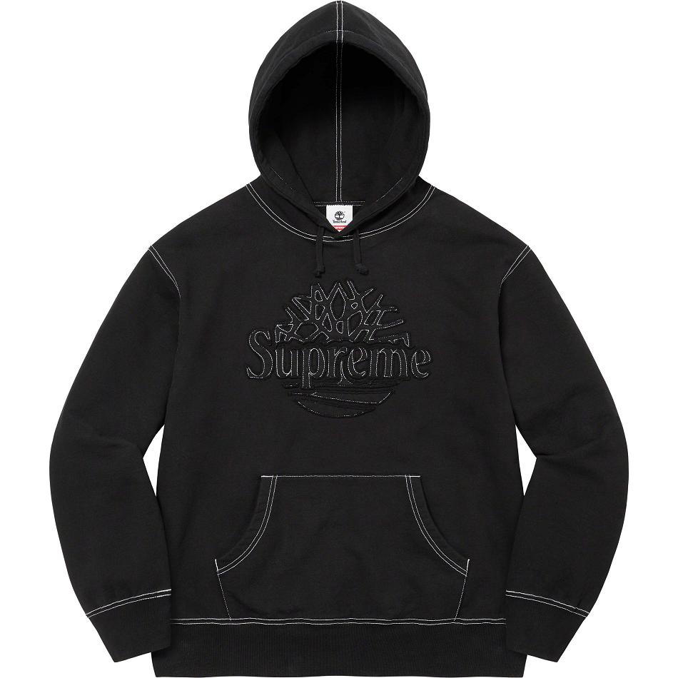 Black Supreme Timberland® Hooded Sweatshirts | UK290KI