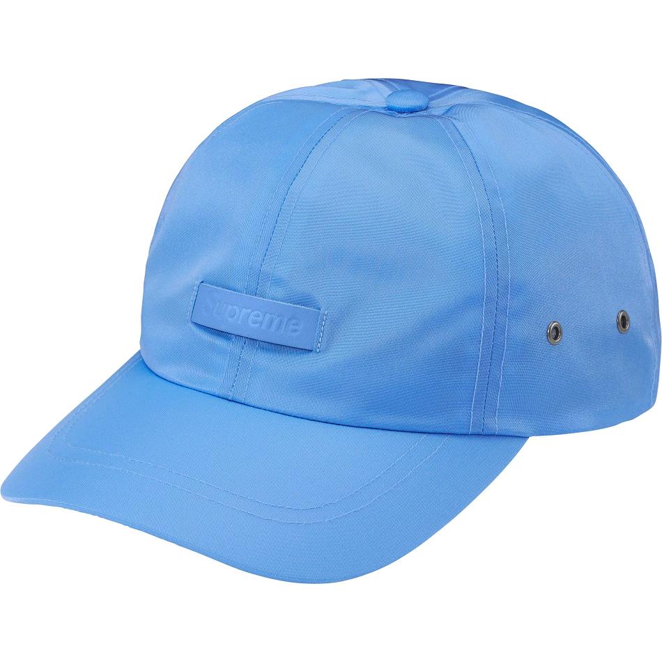 Blue Supreme Leather Patch 6-Panel Hats | UK471JJ