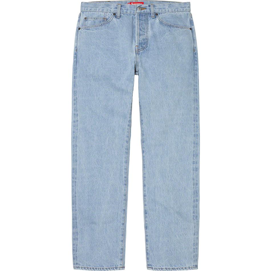 Blue Supreme Stone Washed Slim Jean Pants | UK156FM