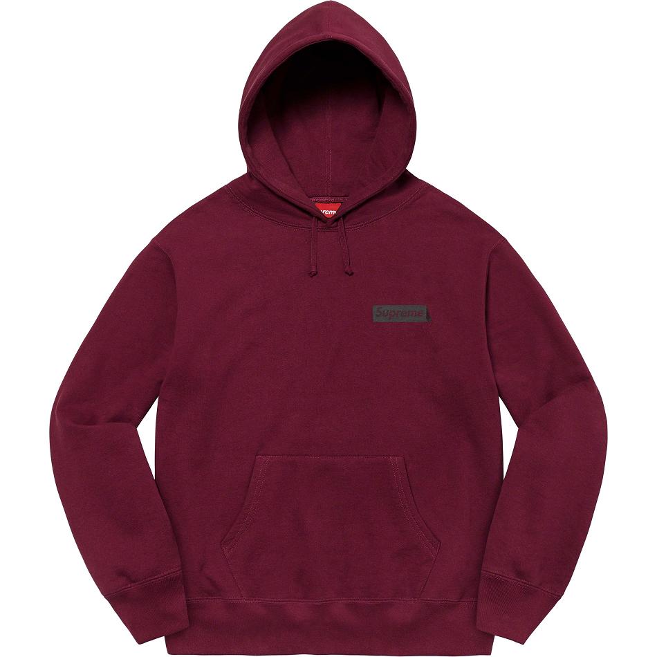 Burgundy Supreme Fiend Hooded Sweatshirts | UK301EX