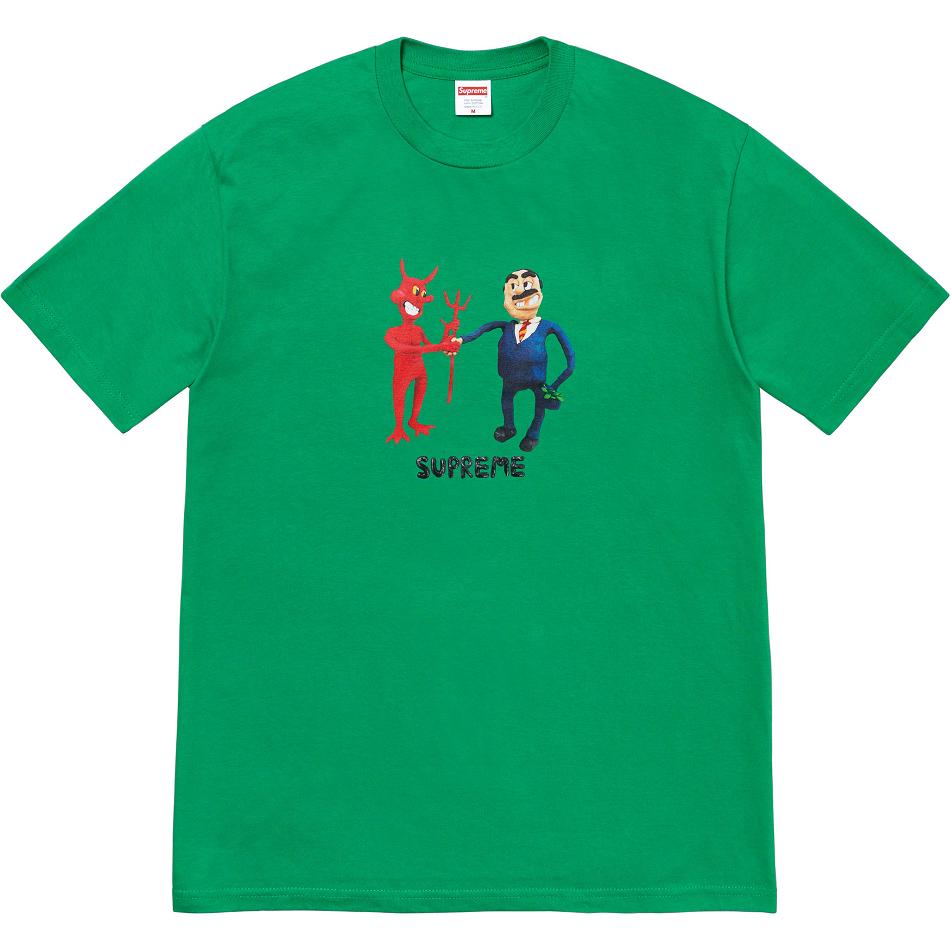 Green Supreme Business Tee T Shirts | UK377QZ