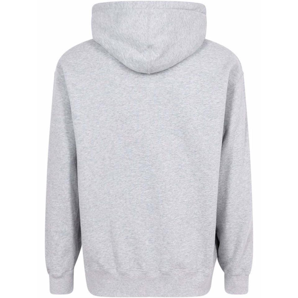 Grey Supreme Logo Hoodie | UK117QZ