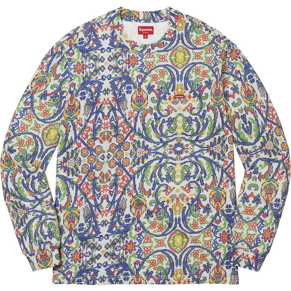 Multicolor Supreme Small Box L/S Tee Sweaters | UK251TV