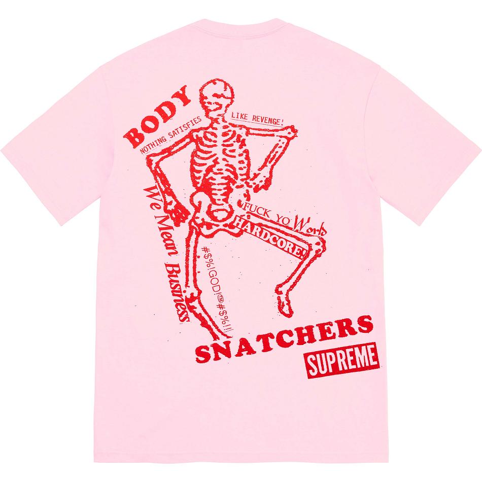 Pink Supreme Body Snatchers Tee T Shirts | UK345XF