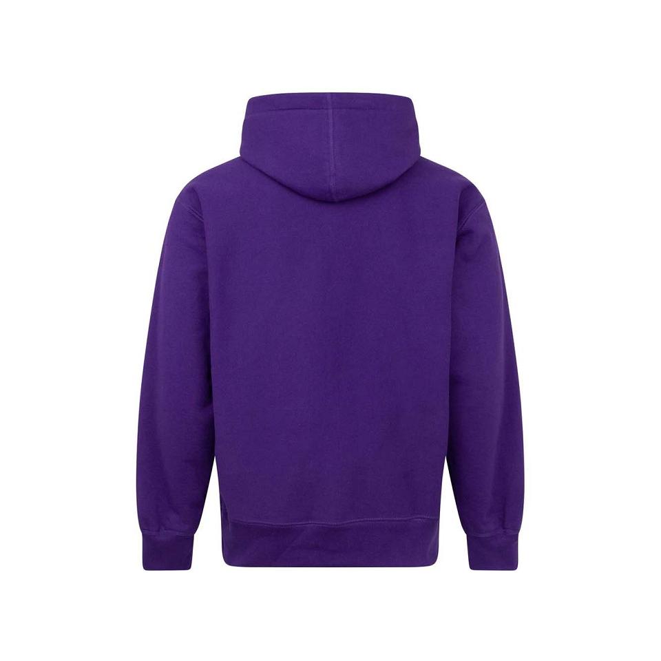 Purple Supreme Cross Box Logo Hoodie | UK106HK