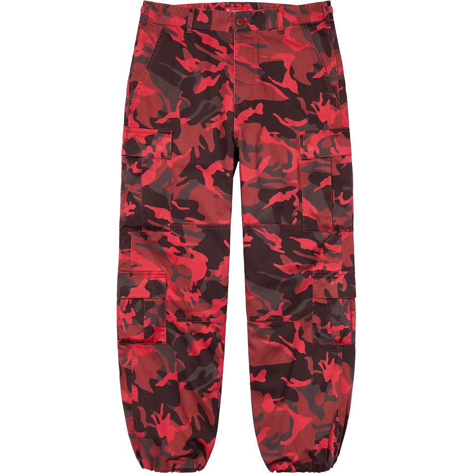 Red / Camo Supreme Cargo Pant Pants | UK197EX