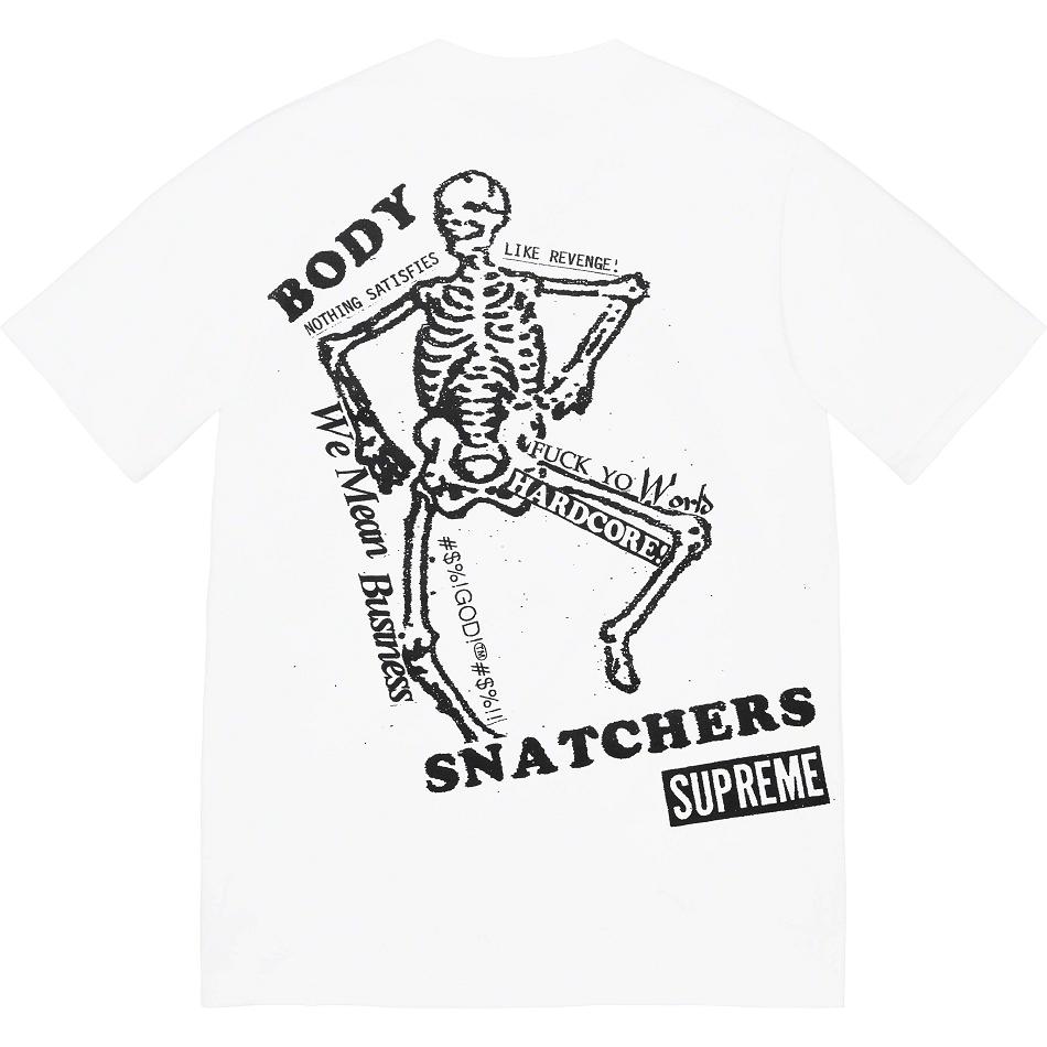 White Supreme Body Snatchers Tee T Shirts | UK346CE