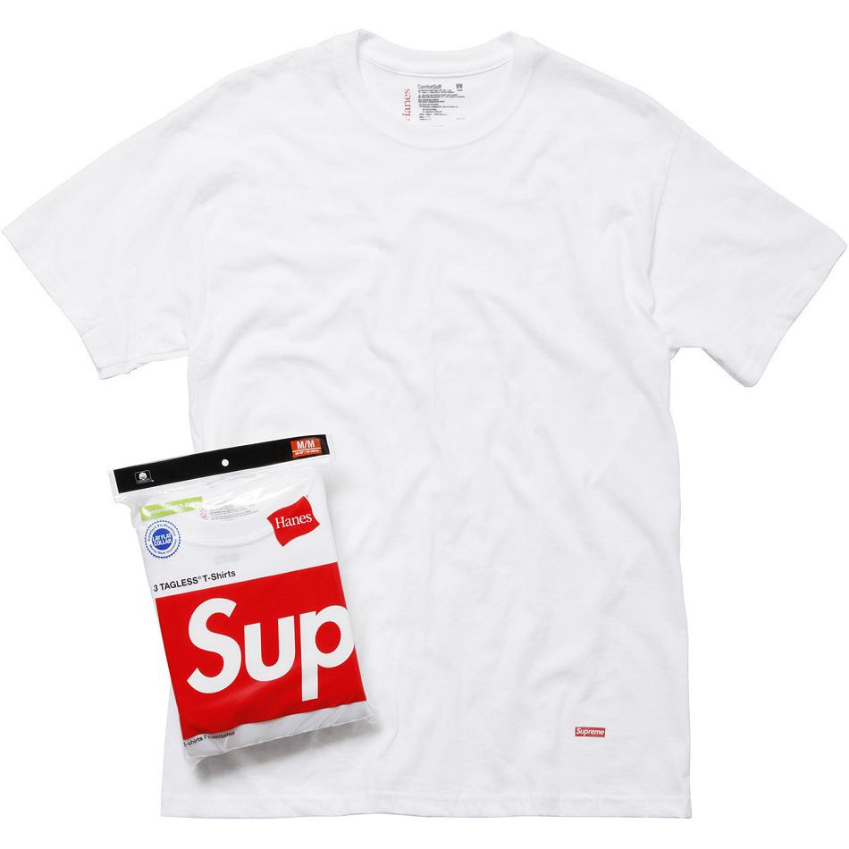 White Supreme Hanes® Tagless Tees (3 Pack) Accessories | UK399VD