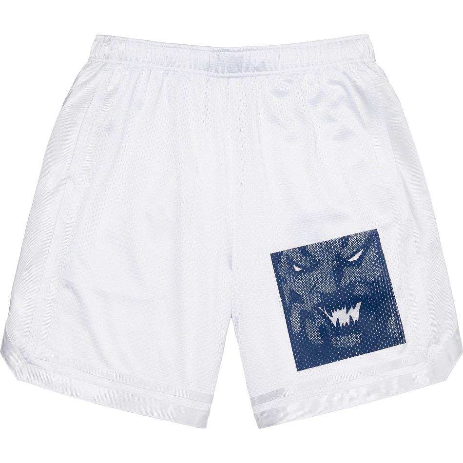 White Supreme Ronin Mesh Shorts | UK242CE