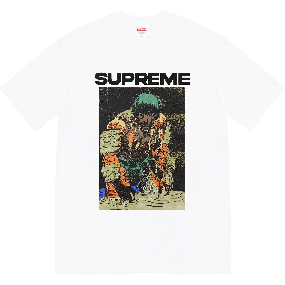 White Supreme Ronin Tee T Shirts | UK354RW