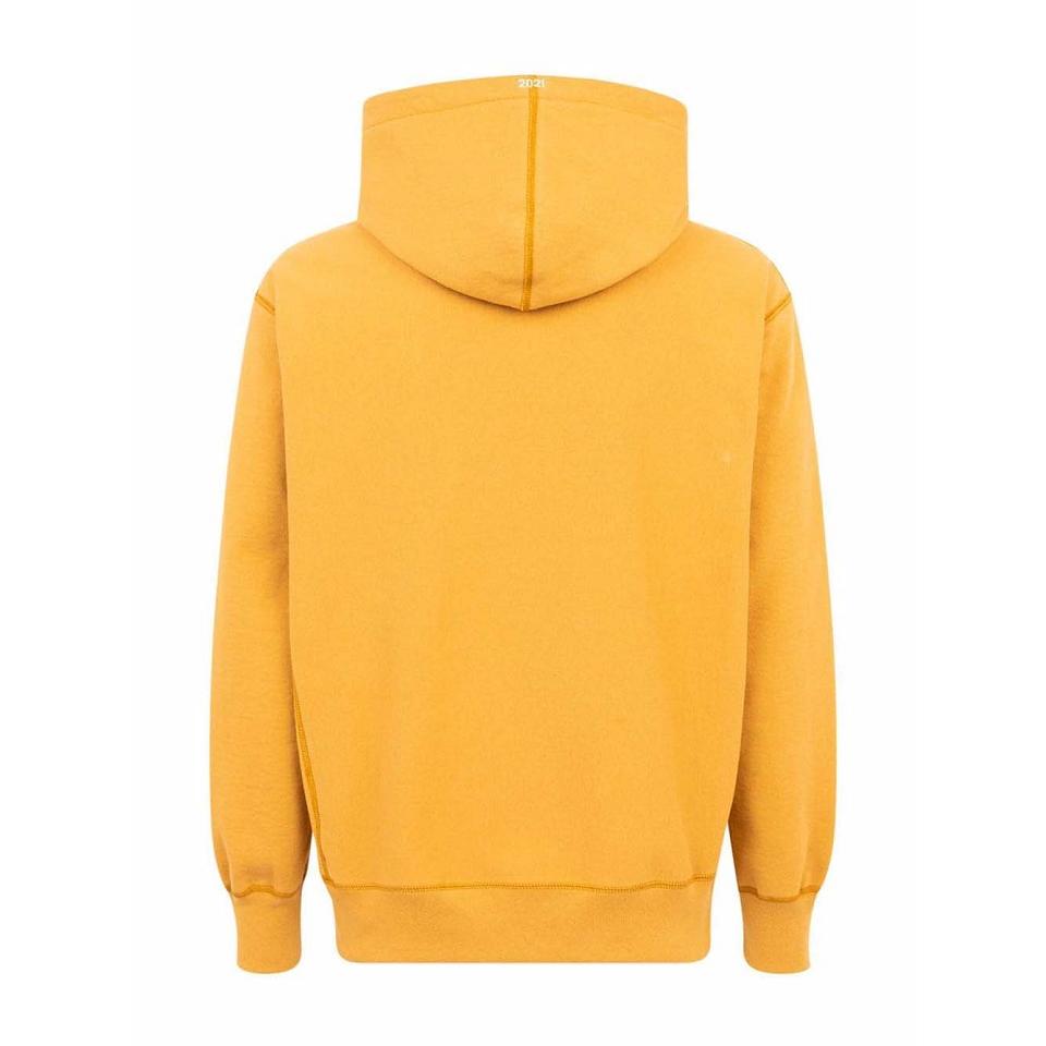 Yellow Supreme Box Logo Hoodie | UK103DN