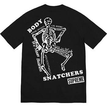 Black Supreme Body Snatchers Tee T Shirts | UK350MA