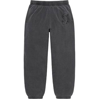 Black Supreme Overdyed S Logo Sweatpant Pants | UK188ZG