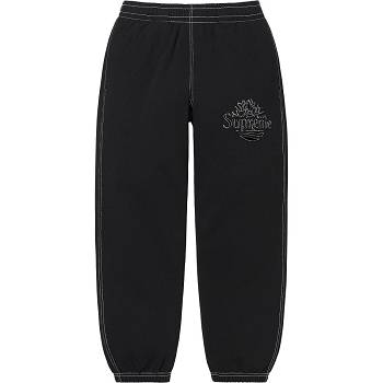 Black Supreme Timberland® Sweatpant Pants | UK185JJ