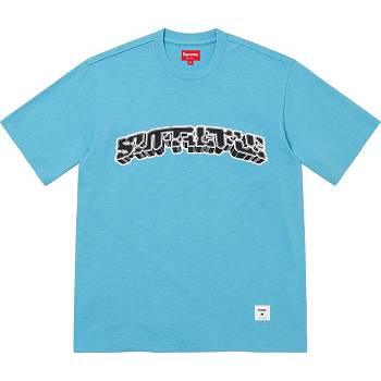 Blue Supreme Block Arc S/S Top Sweaters | UK260FM