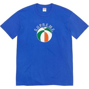 Blue Supreme League Tee T Shirts | UK361AP