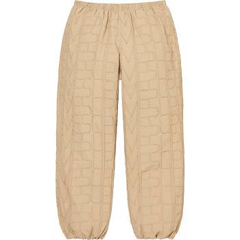 Brown Supreme Repeat Stitch Track Pant Pants | UK193NB