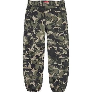 Green / Camo Supreme Cargo Pant Pants | UK196WY