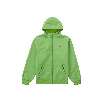 Green Supreme Pastel Zip Up Hooded Sweatshirts | UK329TV