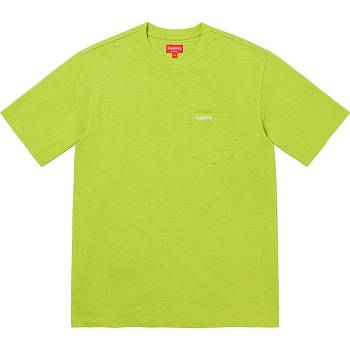 Green Supreme S/S Pocket Tee Sweaters | UK270BC