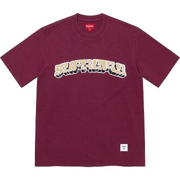 Red Supreme Block Arc S/S Top Sweaters | UK264KI