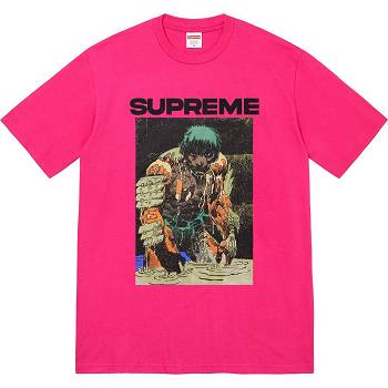 Red Supreme Ronin Tee T Shirts | UK355TV