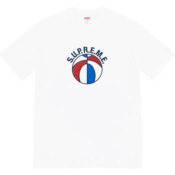 White Supreme League Tee T Shirts | UK359OR