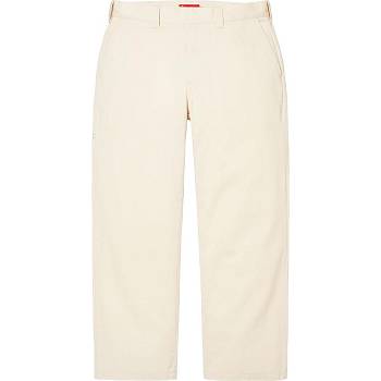 White Supreme Work Pant Pants | UK169QZ