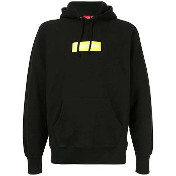 Yellow Supreme Box Logo Sweatshirts | UK320CE